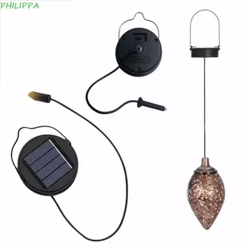 Đèn thay thế đèn năng lượng mặt trời PHILIPPA, Đèn treo LED năng lượng mặt trời chạy bằng năng lượng mặt trời DIY, Đèn chiếu sáng ngoài trời Đèn trắng chống nước 400Mah Đèn trang trí năng lượng mặt tr