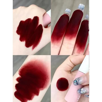 🔥Son môi ma cà rồng Lâu Dài Halloween son môi Hoa hồng Plasma đỏ đen!Akf Lipstick m15 Berry Cherries Màu Đỏ Đậm Dì Son Môi Matte