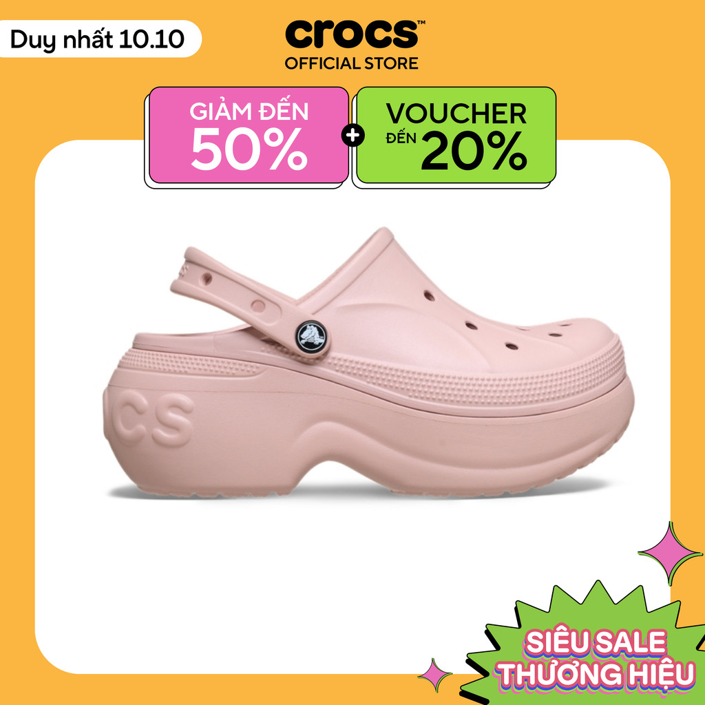 Giày Clog Unisex Crocs Bella - Pink Clay - 210062-6TY