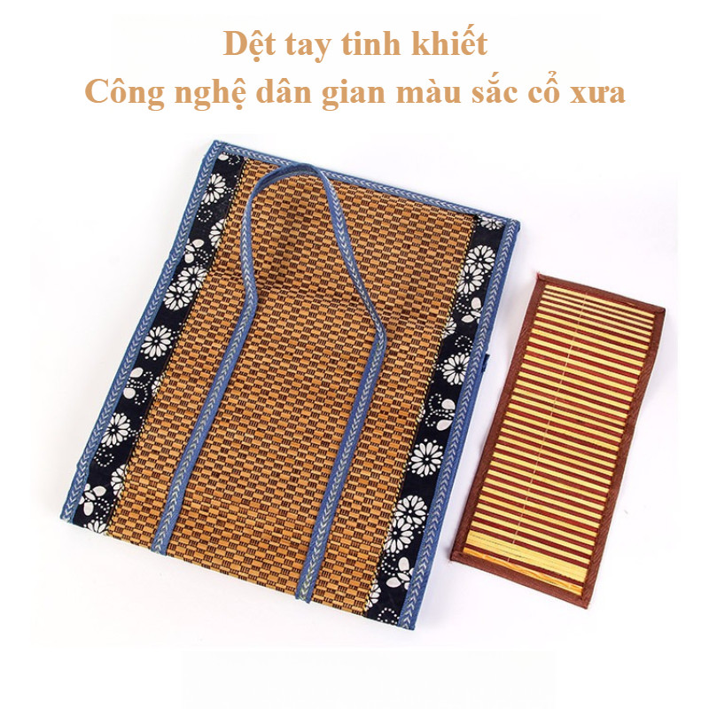 Giỏ đựng quà Tiết mây tre đan cao cấp，Ren đẹp, công suất lớn Ngoài trời/sử dụng hàng ngày/tặng quà