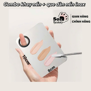 Combo Khay nền+que dàn nền inox