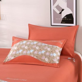 Thân Thiện Với Da Twill Chải Đỏ Đôi Gối Cưới Gối Cưới Lõi Gối Đơn Ký Túc Xá Gối 25.8.19