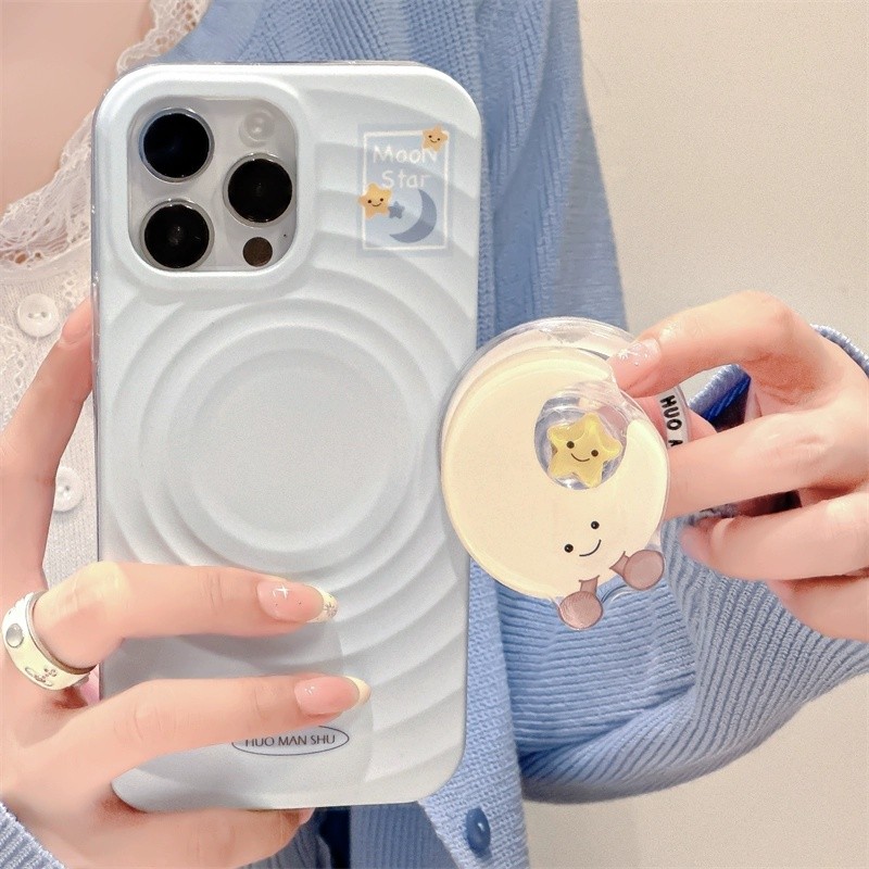 Giá đỡ điện thoại từ tính xoay trái cây xanh Hàn Quốc cho giá đỡ hộp sạc không dây IPhone