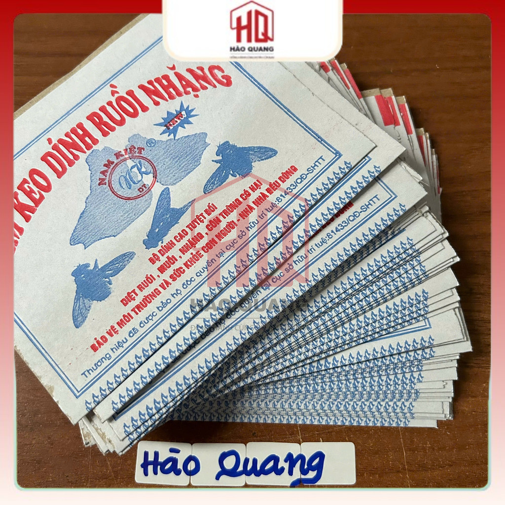 100 Tấm Keo Dính Ruồi Nhặng Siêu Dính - Diệt Ruồi Muỗi Hiệu Quả - Bảo Vệ Môi Trường & Sức Khỏe