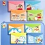 Túi nhựa đựng tài liệu A4 hoạt hình Shin và Doraemon chống nước đáng yêu 32.8 × 23.2 cm