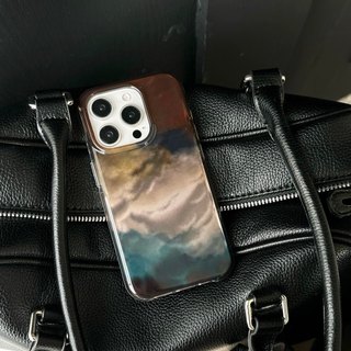 Vỏ cứng Tương thích với iPhone 13 14 14Pro 14ProMax 15 15Pro 15ProMax 16 16Pro 16ProMax 17 17Pro 17ProMax 17ProMax 17Air Ink Wash Vỏ hoa văn pha trộn