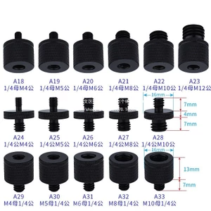 1 / 4 sang M4M5M6M8M10 Chuyển Đổi Vít Máy Chiếu Giá Đỡ Adapter Chụp Ảnh Phụ Kiện Gimbal Camera Tripod101708