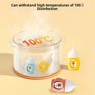 Mini Silicone Thú Cưng Bình Cho Bé 0-3 Tháng Mèo Con Chó Con Chuyên Dụng Chống choking Thiết Kế Vận Chuyển Nhanh