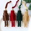 Treeling Flocking Nutcakes Treo trang trí để sử dụng ngoài trời bằng nhựa Đồ trang trí Giáng sinh cho cửa sổ cửa cây