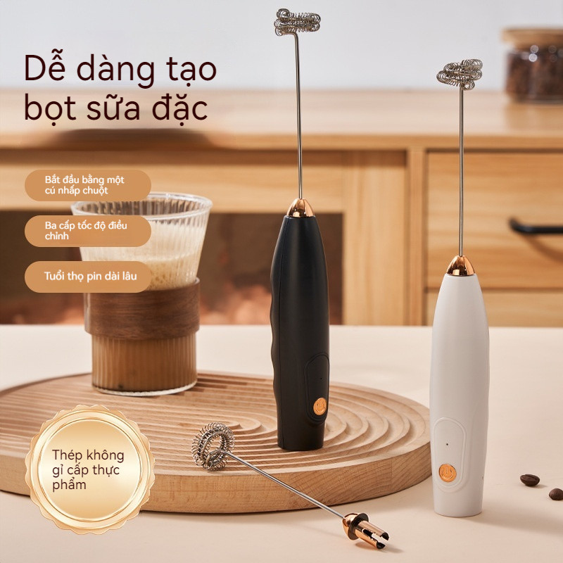 Máy đánh sữa điện gia dụng không dây，máy đánh sữa,  máy đánh trứng cầm tay
