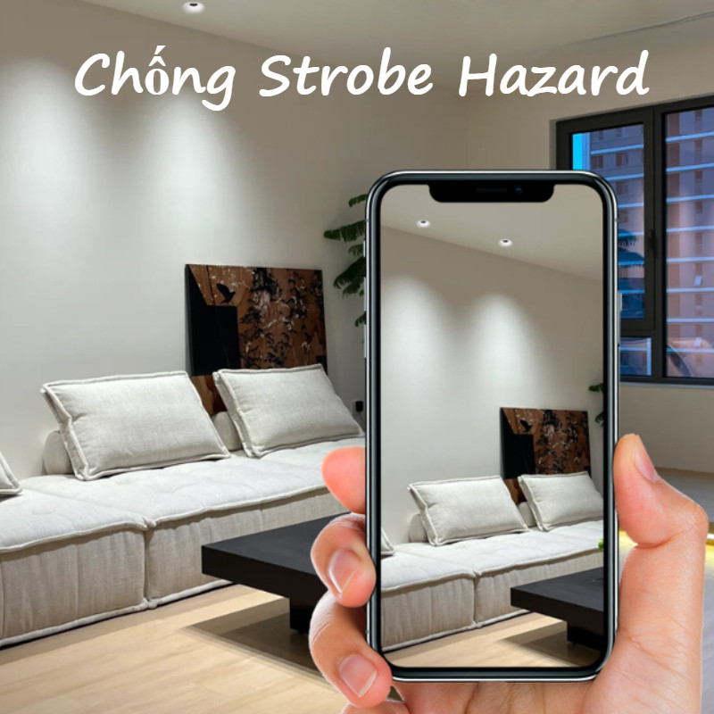 Đèn Âm Trần 12W Chống Chói - Chỉnh góc linh hoạt, 2 loại ánh sáng, tiết kiệm năng lượng hiệu quả