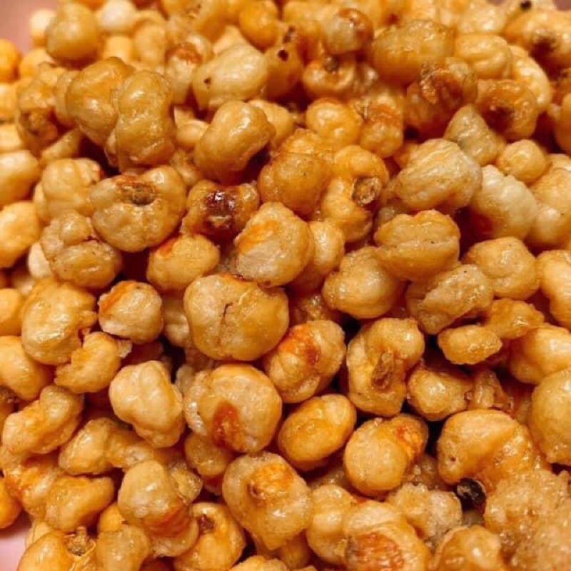 100/500Gr Ngô Nếp Sấy Giòn đồ ăn vặt bắp sấy mắm ớt, bắp sấy mắm tỏi