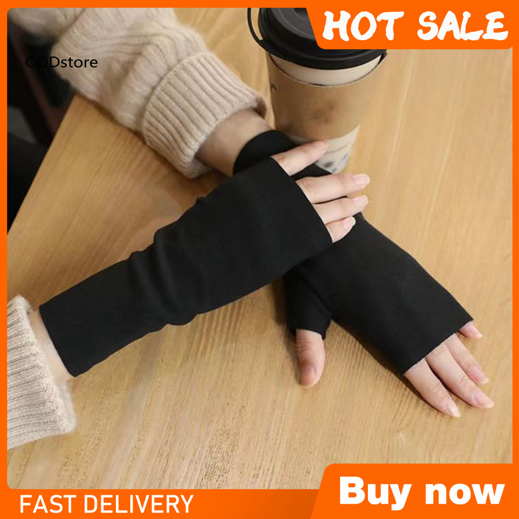 Găng tay tự sưởi ấm KDC dành cho mùa đông với thiết kế nửa ngón tay và hỗ trợ màn hình cảm ứng - Quà tặng lý tưởng mùa thu