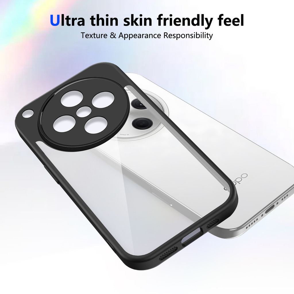 Ốp lưng OPPO Find X8 Pro 5G Vỏ trong suốt mờ thời trang cho OPPO Find X8 5G Vỏ điện thoại