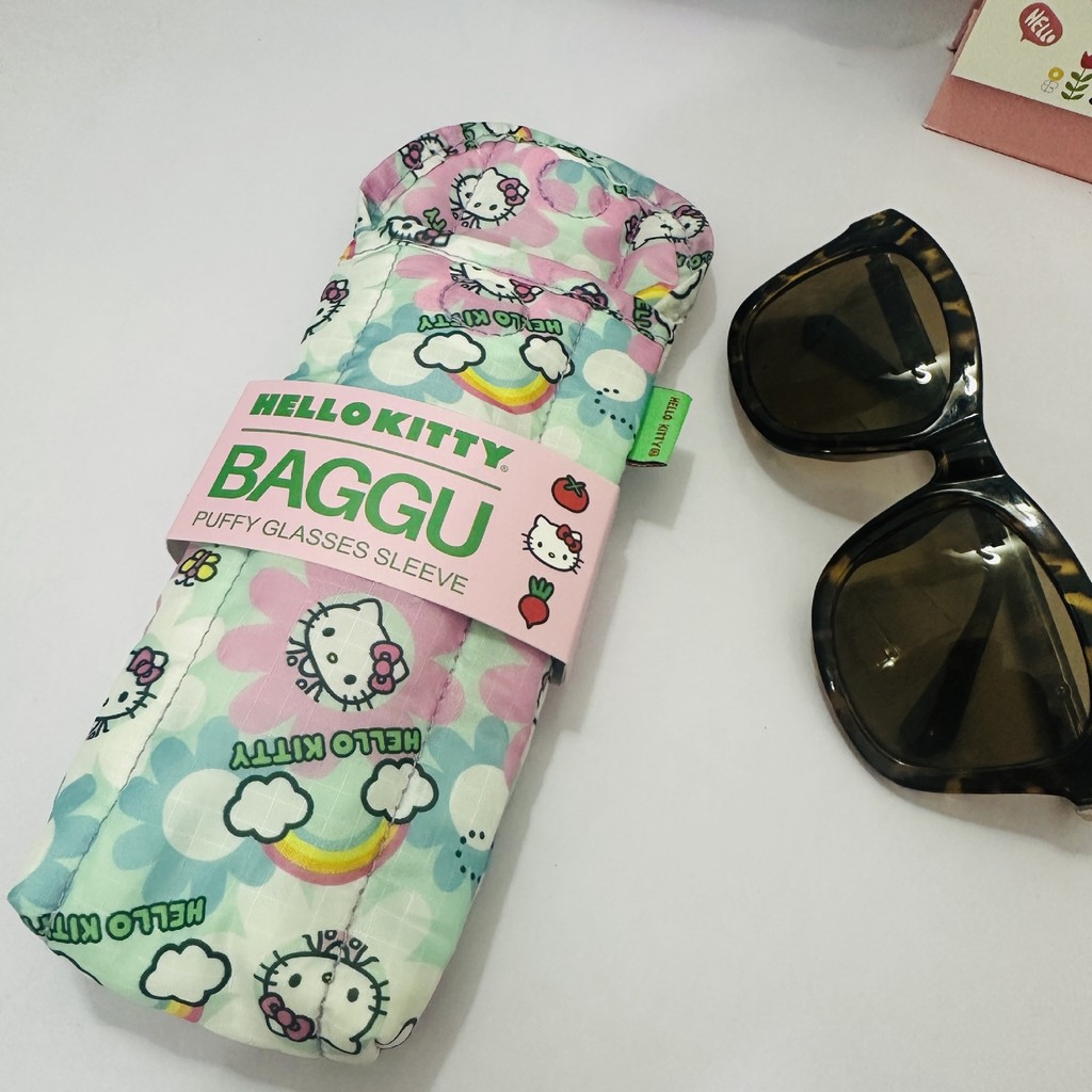 Hộp đựng kính râm từ tính lót sang trọng Hello Kitty - Túi đựng bảo vệ dễ thương cho kính & kính chống nắng