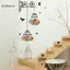 GCDHome Hoa Nhiều Màu Sắc Lồng Chim Bay Chim Treo Tường Tầng Sáng Tạo Trang Trí Nhà Phòng Khách Đề Can Giấy Dán Tường Phòng Ngủ Vườn ươm Trang Trí Cửa Sổ HOT