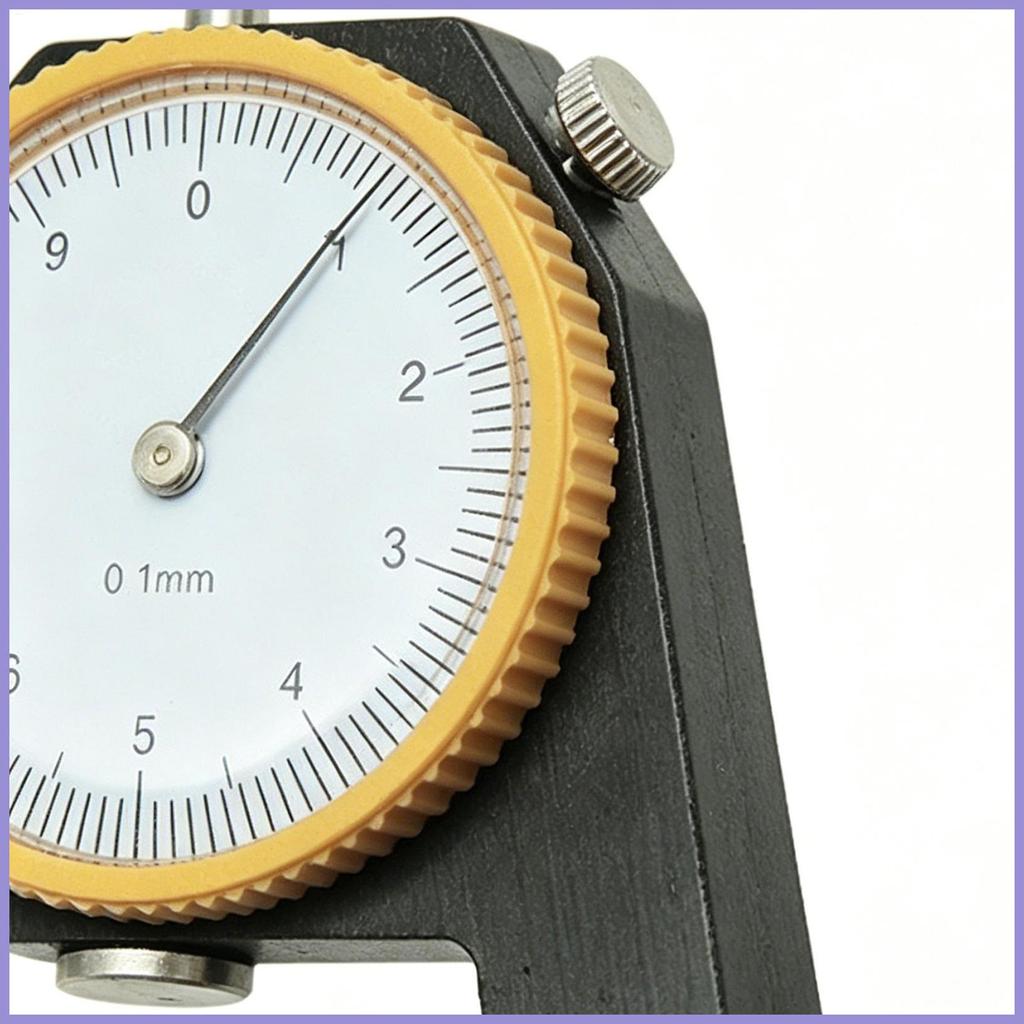 Máy đo độ dày cầm tay Máy kiểm tra nhỏ gọn Dụng cụ đo độ dày cho ống rỗng Ống tròn Leathercraft mueadsyvn