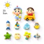 🌞 Set Charm Shin Lễ Hội Đại Dương – Bộ Sưu Tập Bãi Cát Vàng Resin 3D Trang Trí Dép Siêu Dễ Thương