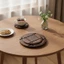 2 Miếng Gỗ Trivet Dày Đĩa Nóng Đứng Nồi Coaster Gỗ Chắc Chắn Bộ Đồ Ăn Chiều Cao Thấp Cho Bàn Ăn, Quầy Nhà Bếp