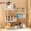 1 Dụng Cụ Sắp Xếp Mỹ Phẩm Bằng Kim Loại Phủ Nhẹ Không Lắp Đặt Trang Điểm Lưu Trữ Ra Kệ Để Bàn Trang Điểm Hiện Đại VN
