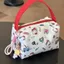 Túi đựng mỹ phẩm nữ Túi lưu trữ dung lượng lớn in hình Hello Kitty dễ thương