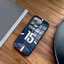 BK-1 Bóng Đá Tùy Chỉnh Số Ốp Lưng Điện Thoại IPhone 16 15 14 Pro 11 13 12 Mini 6 8 7 Plus Kính Thiết Kế Sang Trọng Cove