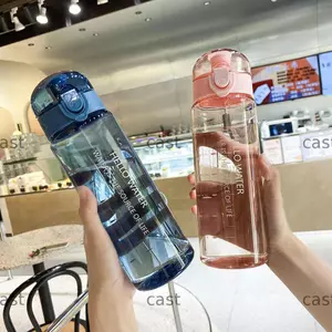 CAST 780ml Bình Nước Thể Thao Bé Gái Bé Trai Nhựa Chống Rò Rỉ