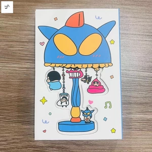 Sổ tay ba tầng hoạt hình dễ thương Crayon - Trang đầy màu dành cho học sinh