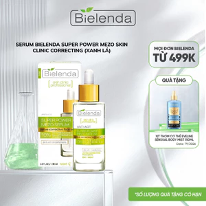 Serum Bielenda Mezo Skin Clinic Correcting hỗ trợ ngừa mụn, mờ thâm, căng bóng da 30ml