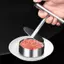VFZ Hamburger Patty Machine Thép không gỉ Hamburger Patty Press Mold Thép không gỉ Patty Press Hộ gia đình Patty Mold OTE