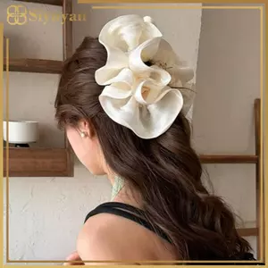 Siyuyan Nơ Lớn Trang Trí Vuốt Tóc Kẹp Nhẹ Lớn Tóc Cua Kẹp Nữ Bé Gái Tóc Dài Du Lịch Ngoài Trời Sử Dụng VN