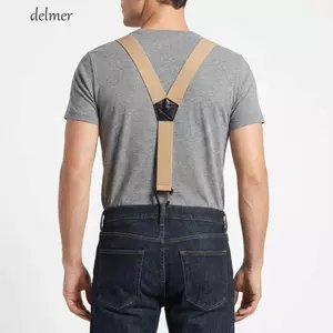 Dây treo làm việc DELMER, hạng nặng với 3 móc treo loại Y, Dây treo có thể điều chỉnh rộng 3,8cm đơn giản dành cho doanh nghiệp