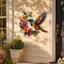 Chim Ruồi Kim Loại Nghệ Thuật Treo Tường Lớn Chim Ruồi Bloom Nghệ Thuật Treo Tường Trang Trí Nhà Cửa Dễ Dàng Treo Bột Phủ