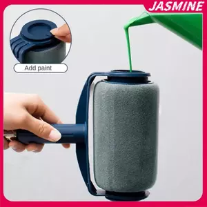Bàn chải lăn sơn JASMINE 1Pc - Con lăn sơn cầm tay - Con lăn sơn làm sạch - Dụng cụ lăn để vẽ tường phòng, trần sàn JASMINE