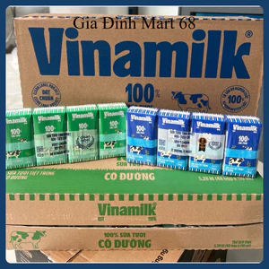 Vinamilk 100% Sữa Tươi Tiệt Trùng 110ml Thùng 48 Hộp - Chính Hãng, Giá Sỉ