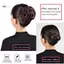 JULYHOT Tóc Tổng Hợp Bun Chín Hoa Bud Tóc Giả Túi Kẹp Tóc Cho Nữ Đuôi Ngựa Móng Vuốt Kẹp Sống Động Như Thật Dụng Cụ Tạo Kiểu Tóc Massivedeals