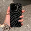 Large Lens Phantom Soft Case Purple Demon Face, Oil Stain Resist For iPhone 14/15/16Pro17