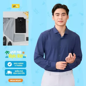 ⚡T5 199k⚡ Áo Sơ Mi Tay Dài Nam YODY Chất Vải Siêu Co Giãn, khô thoáng, mát mẻ SMM7051