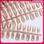 JASMINE 30 Chiếc Đầu Móng Tay Giả Móng Tay Thời Trang Có Thể Đeo Móng Tay Giả Đơn Giản Full Cover Bấm Vào Móng Tay DIY Mặc Dụng Cụ Làm Móng Tay JASMINE