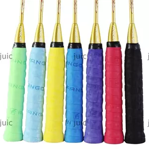 Vợt JUIC Overgrip, Velvet Touch Hand Wrap Grip Vợt Grip Tape, Cảm giác khô Loại mỏng Hấp thụ độ ẩm Cầu lông Grip Tape Tennis Vợt