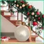 Đồ trang trí bóng Giáng sinh bơm hơi 40cm Trang trí PVC lớn Giáng sinh Quả bóng bơm hơi cho hiên ngoài trời trong nhà jiwvn