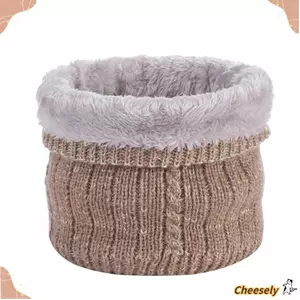 Khăn dệt kim CHEESELY, Khăn quàng cổ hai lớp Vòng tròn Khăn quàng cổ, Ấm hơn Ống cổ bằng lông cừu chống gió lót cổ ấm hơn cho phụ nữ / nam