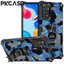 PKCASE Chống Sốc Ngụy Trang Giáp Ốp Lưng Điện Thoại Redmi Note 14 Pro Plus 14 Pro 4G 5G Vô Hình Giá Đỡ Dành Cho Xiaomi Poco X7
