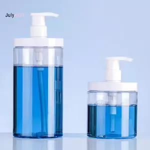 JULYHOT Trong Suốt Miệng Rộng Tắm Gel Chai Chất Lỏng Hộp Đựng Xà Phòng Dầu Gội Chai Sữa Rửa Tay Lotion Sub Chai Massivedeals