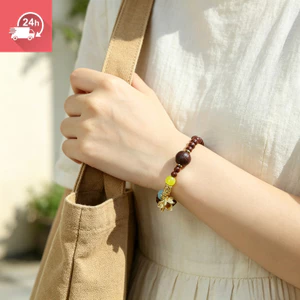 Thiết kế cá nhân bằng gỗ dành cho nữ Vòng tay phong lan hình chuông tinh tế