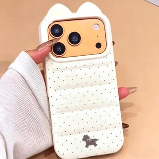 Điểm sóng xám nhạt Trường hợp iPhone 16promax phù hợp 1715Plus Mới 14/11/12/13 Stereo