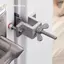 GE Du lịch bằng thép không gỉ Los Bề mặt nhẵn Cửa không có gờ Thích hợp cho ký túc xá gia đình Khách sạn VN