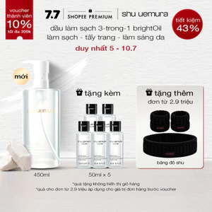mới | dầu làm sạch và tẩy trang 3 trong 1 brightOil 450ml - làm sạch, tẩy trang, làm sáng