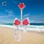 Nhẫn đeo nơ tối giản Ngôi sao mặt trăng Tòn rối bụng Nhẫn pha lê bằng thép không gỉ Rốn xuyên cho trang phục thường ngày mới