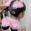 THEGIRL8B 2 Chiếc Lưới Tóc Co Giãn Cho Bé Gái, Lưới Tóc Ba Lê Lưới Thoáng Khí, Mũ Đội Đầu Thời Trang Ngọt Ngào Trượt Băng Hàn Quốc Bun Snood Trẻ Em
